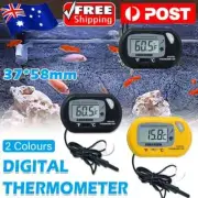 Aquarium Thermometer LCD Digital Reptile Fish Tank Water Temperature Gauge