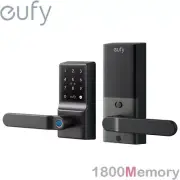eufy Security Smart Lever Lock C33 Wireless Digital Keypad Home Door Black
