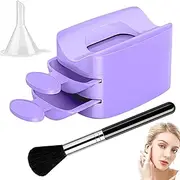 Nail Dip Container, Nail Tray, Portable Double Layer Powder Tray, Nail Decoration Products, Women Hand Tools, Economizer Container Holder