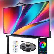 Advwin LED Strip Lights for TV 3.8m TV Smart Backlight Color Capture Music Sync for 55-65 Inch