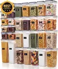 32PCS Airtight Food Storage Containers Set BPA-Free Pantry Organizer w/ Lids