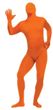 Fun World - Plus Size Orange Skin Suit Costume