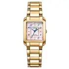 Citizen Watch Eco-Drive Square Collection Quartz Women Gold Ew5603-89y