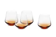 Prism Short Drinking Glasses, Set of 4