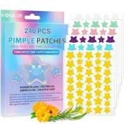 240pk Star Acne Pimple Patches Spot Remover Hydrocolloid Stickers With Salicylic
