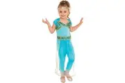 Arabian Princess Jasmine Genie Arab Harem Aladdin Book Week Girls Costume