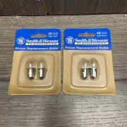 Smith and Wesson 3d sw103x Xenon Flash Light Bulb 2 Packs 4 Bulbs Free Ship