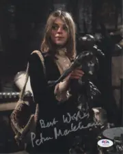 PETRA MARKHAM GREAT ACTRESS INSCRIBED VINTAGE "GET CARTER" PHOTO PSA