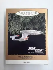 Hallmark Star Trek The Next Generation USS Enterprise Christmas Ornament 1993