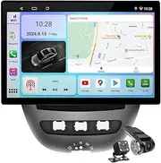 N150s,Car Stereo Android 14.0 Radio for Aygo/P-eugeot 107/C-itroen C1 2005-2015 GPS Sat Navigation 13.1''Touchscreen DVD Multimedia Video Player with Carplay 4G 5G WiFi DSP SWC
