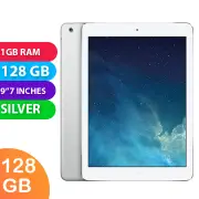 Apple iPad AIR Wifi (128GB, Silver) - Grade (Excellent)