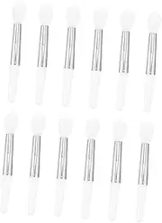 LOLIPPYY 12Pcs Silicone Lipstick Applicator Brush Set Portable Makeup Brushes for Lip Mask and Lipstick Material for Easy Application present for Women