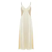 [Forte Forte] Forte Forte V-neck Slip Maxi Dress 0 NUMERIC NEUTRALS