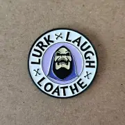 LURK LAUGH LOATHE SKELETOR Enamel Pin - Masters of the Universe - He-man