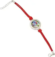 GlassOfVenice Lauretta Murano Glass Millefiori Bracelet - Red