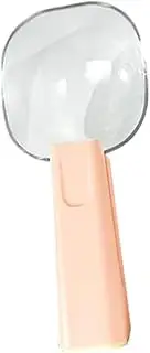 MYCENSE Pet Food Scooper Pet Measuring Cup with Scale Portable Accessory Feeder Multipurpose Tool Sturdy Measuring Dog Spoon, Pink