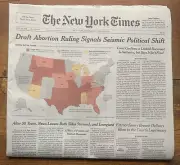 NY TIMES - May 4, 2022 - Draft Abortion Ruling Signals Seismic Political Shift