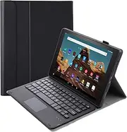 Wireless Bluetooth Keyboard Cover for Amazon Fire HD 10 & 10 Plus Tablet (13th/11th Generation, 2023/2021 Release), Keyboard Case & Trackpad Mouse