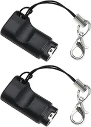 VGOL 2PCS Watch Charger to Type C Adapter Compatible with Garmin Vivoactive 3 Compatible with Fenix 5/5 Plus/5S/5S Plus/5X/5X Plus/6 Pro/Sapphire