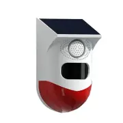 For Compatible WiFi Solar Alarm Long Working Time Motion Sensor 120dB Sound
