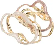 Beaupretty 2pcs Cloud Shaped Metal Hair Claw Clips Stylish Durable Hair Accessories Electroplated Headwear for Updo Half-up Styles Fashionable Claw Clips