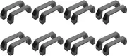 Cabinet Drawer Door Plastic Handle Pull Knob 120mm 4.7 Inch 16 Pcs