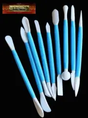 M00237 MOREZMORE Set 9 Clay Pottery Fondant Sugarcraft Cake Sculpting Tools
