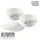 【美國康寧 CORELLE】古典藍4件式餐盤組(D01)