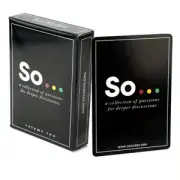 So Cards: A Collection of Questions for Deeper Discussions Game Card Toy NEW