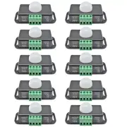 10PCS Automatic DC12-24V 8A Infrared PIR Motion Sensor Switch For LED Light