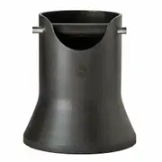 Black Coffee Knock Bin Espresso Grinds Tamper Waste Box 175mm