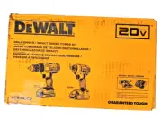 NEW DeWALT DCK240C2 20V Compact Drill Driver/Impact Driver Combo Kit