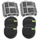 Fresher Indoor Air with For Bissell 3418 3415 Filter Kit for Pet Hair Eraser