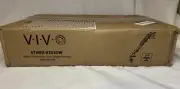 VIVO White Pneumatic Arm Single Monitor Desk Mount | Fits Screens 17" to 27"