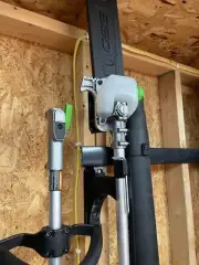 EGO Trimmer Wall Hanger Tool Mount - 56v attachments, Pole Saw.