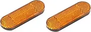 Electric Scooter Reflective Sticker Night Warning Reflector Compatible with Xiaomi M365 Pro2 Front Safety Reflective Tube Scooter Accessorie(2PCS)