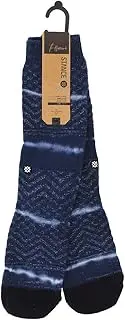Men Blue Stance Men Socks Double Cylinder Combed Cotton Ultralight Cushion Blue
