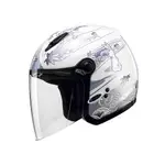 【SOL HELMETS】27Y開放式安全帽 (月兔_珍珠白/銀) ｜ SOL安全帽官方商城