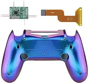 eXtremeRate Chameleon Dawn 2.0 FlashShot Trigger Stop Remap Kit for PS4 CUH-ZCT2 Controller, Upgrade Board & Redesigned Back Shell & Back Buttons & Trigger Lock for PS4 Controller JDM 040/050/055