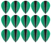 5 New Sets Harrows Quantum X Pear Dart Flights - Ships w/ Tracking - Jade