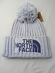 The North Face Heritage Ski Tuke Hat Pom Cap Dust Periwinkle Cave Blue NWT