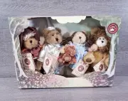 VINTAGE Boyds Bears THE WONDERFUL WIZARD OF OZ 4 Piece Collector Set