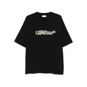[Off-white] Off-white Logo-logo T-shirt XXL BLACK