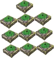 10pcs Mini Tree Altar Stand Model Decorative Scenery Landscape Model Tree Altar Base for DIY Miniature Architecture