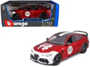 Bburago Alfa Romeo Giulia GTAm #99 Red 1/18 Diecast Model Car 11049