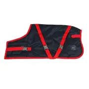 Zeez Waterproof Supreme Dog Coat Navy Stone/Red 1 X Size 15