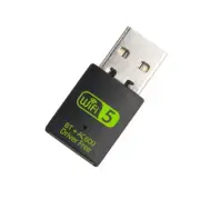 600 Mbps WiFi + Bluetooth USB Adapter, Dual Band 2.4G 5G, Bluetooth 4.2 for PC