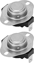 2PCS Snap Disc Temperature Switch Bimetal Excellent Performance Thermostat Motor Water Dispenser (65℃)