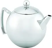 Avanti Mondo Teapot Stylish Tea Pot, Silver, 15936