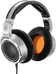 Neumann NDH 30 Dynamic Open-Back Headphone for Professional Mixing, Mastering, Twitch, YouTube, Podcast, Production, High Definition Music Listening, Titanium (509111) Large